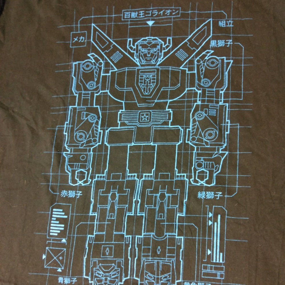 Voltron T Shirt LootCrate Mens XL Cotton